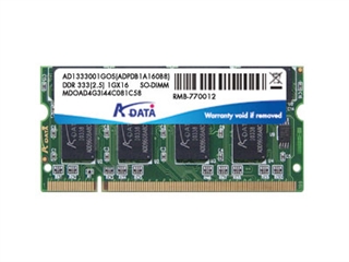 威刚 1GB DDR333(笔记本专用)