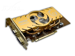 MSI N9800GT 1G限量版