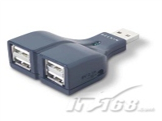 贝尔金 便携式USB2.0 4口拇指集线器(F5U218zhMOB)
