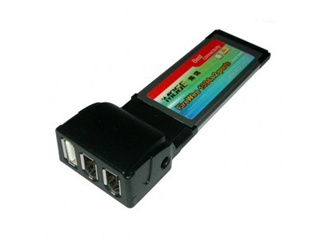 MOGE ExpressCard USB2.0+1394a卡 MC563