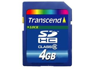 创见 SDHC Class6 (4GB)