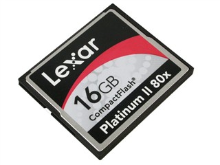 雷克沙 Platinum II CF(16GB/80x)