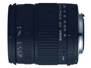 SIGMA 18-125mm F3.5-5.6 DC