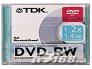 TDK 摄像用DVD-RW(1.4GB)
