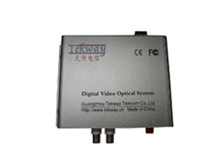 天为电信 2路视频光端机+1路反向数据/TW-DV20100