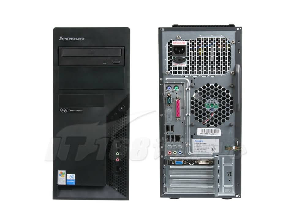 联想(lenovo) 开天 M6900E8300/2G/250G/19LCD台式机电脑外观清晰大图