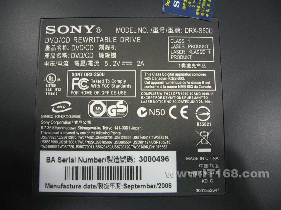 SONY(����) DRX-S50U��¼�����������ͼ