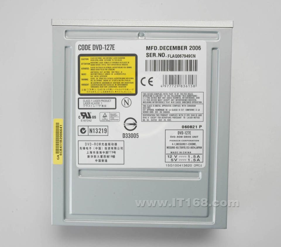 �ȷ�(PIONEER) DVD-127A/D/EDVD-ROM���������ͼ