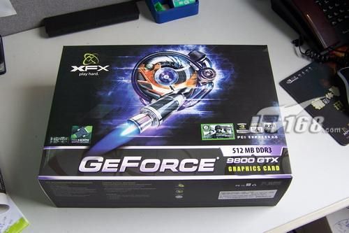 XFXѶ�� GF9800GTX/512M/256b ˫��PV-T98F-YDF�Կ����������ͼ