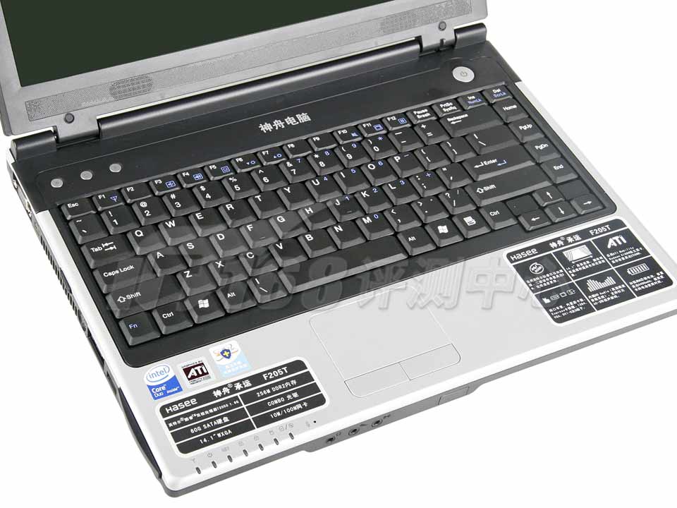 ����(HASEE) ���� F205T�ʼǱ����������ͼ