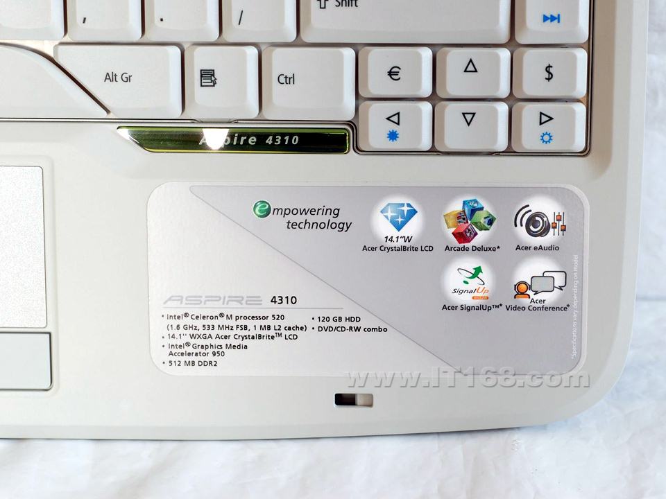 Acer(�곞) Aspire 4310400512C�ʼǱ����������ͼ