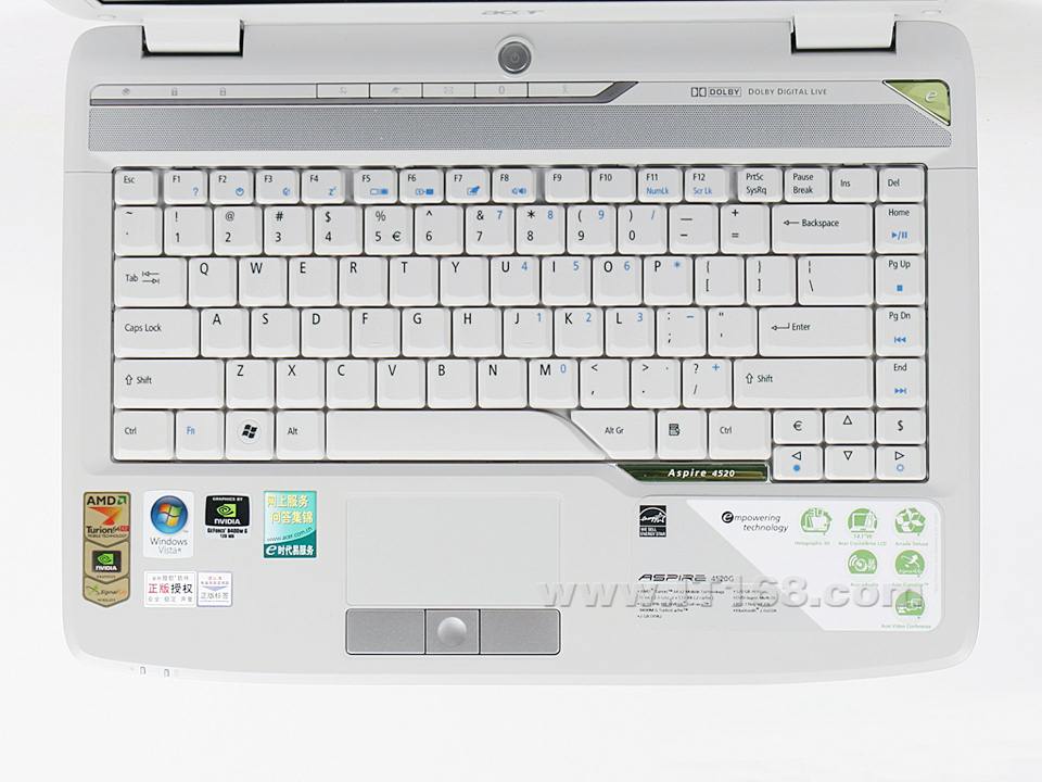 Acer(�곞) Aspire 4520G401G08Mi�ʼǱ����������ͼ