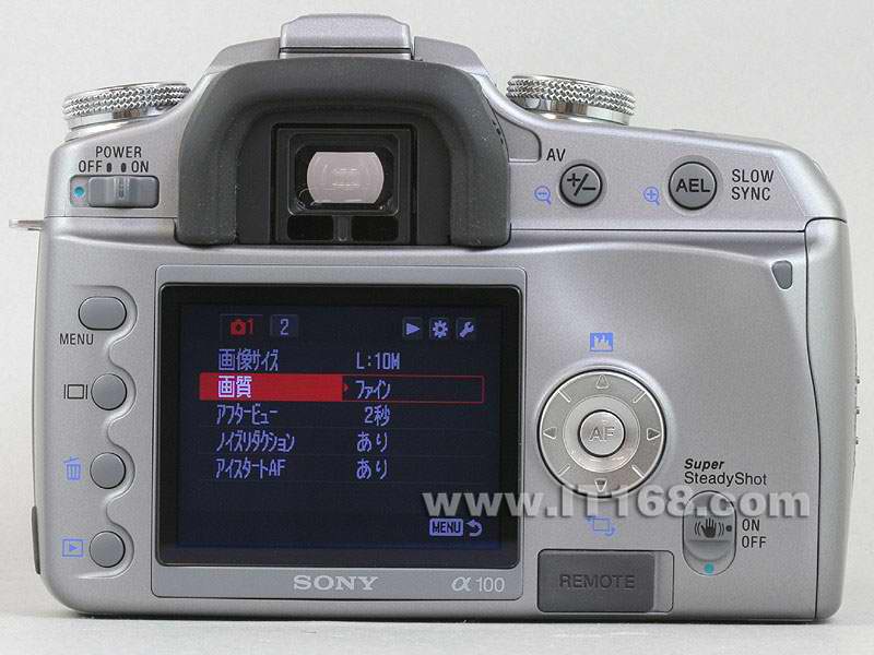 SONY(索尼) α100数码相机外观清晰大图