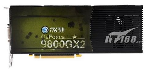 点击查看下一张影驰 GF9800GX2(1G)显卡图片