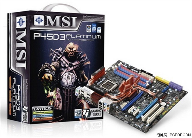 点击查看下一张MSI P45D3 Platinum主板图片