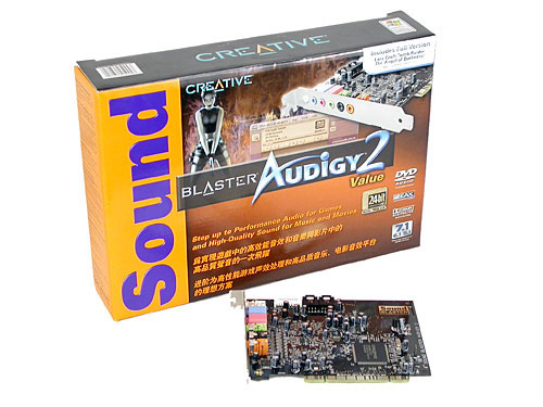 点击查看下一张CREATIVE Sound Blaster Audigy 2 Value声卡图片