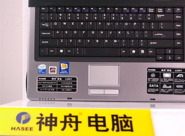神舟 承运L205T笔记本图片