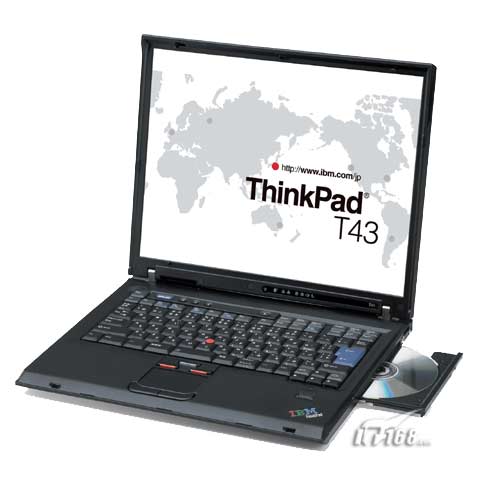 点击查看下一张IBM ThinkPad T43 26681BC笔记本图片