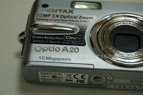 点击查看下一张宾得 Optio A20数码相机图片