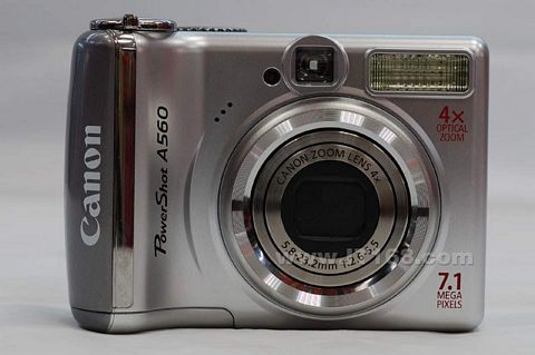 点击查看下一张佳能 PowerShot A560数码相机图片
