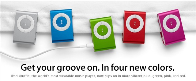 点击查看下一张苹果 iPod shuffle 2(2GB)MP3播放器图片