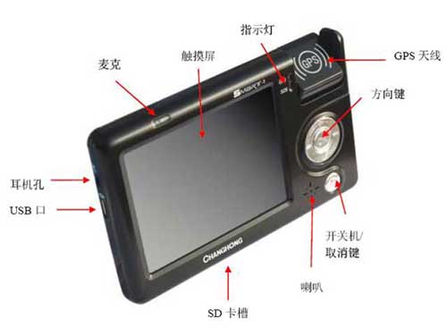 点击查看下一张长虹领航者 GPS320GPS设备及软件图片