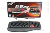 双飞燕X7高敏战键防水游戏键盘G-500