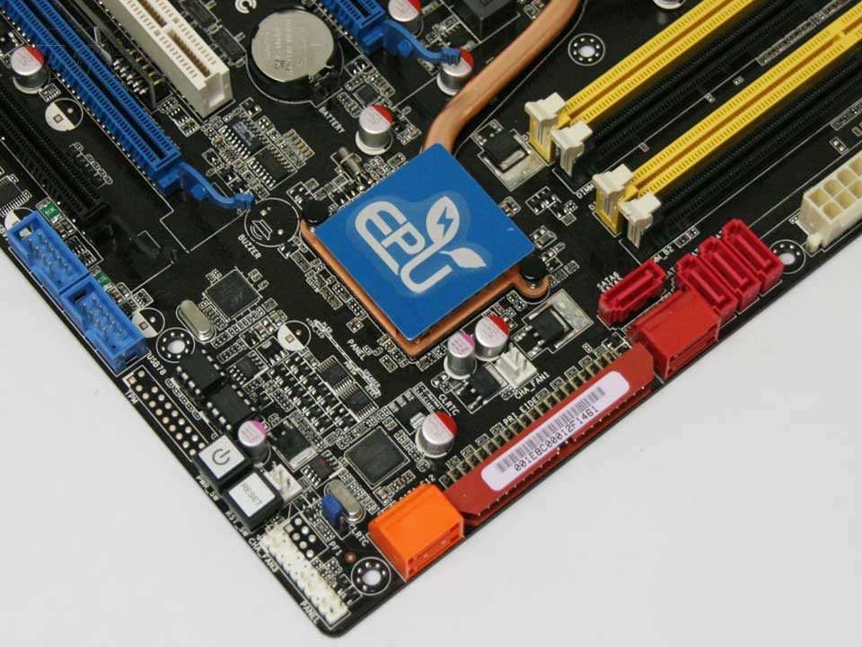 华硕p5q deluxe局部细节图图片4