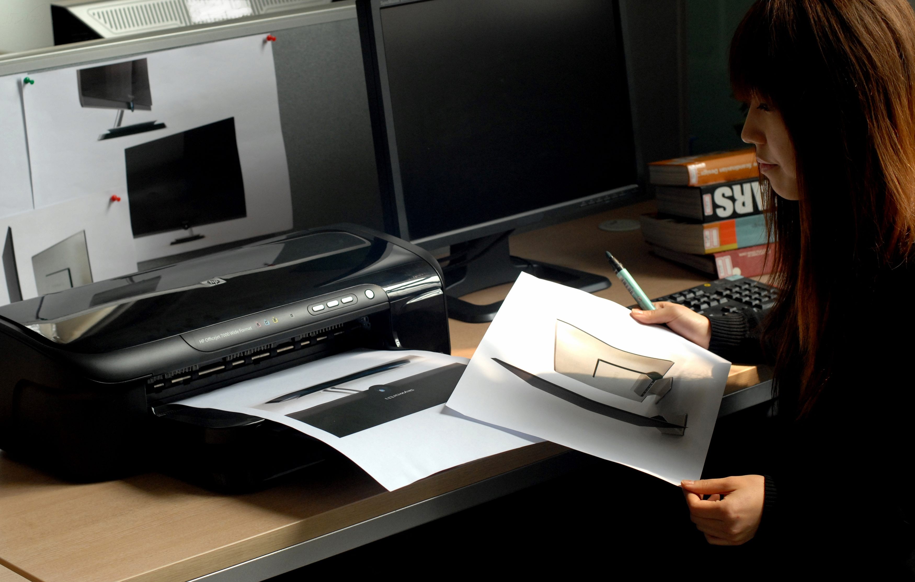 惠普officejet 7000 e809(c9299a)外观图片25素材-it168喷墨打印机