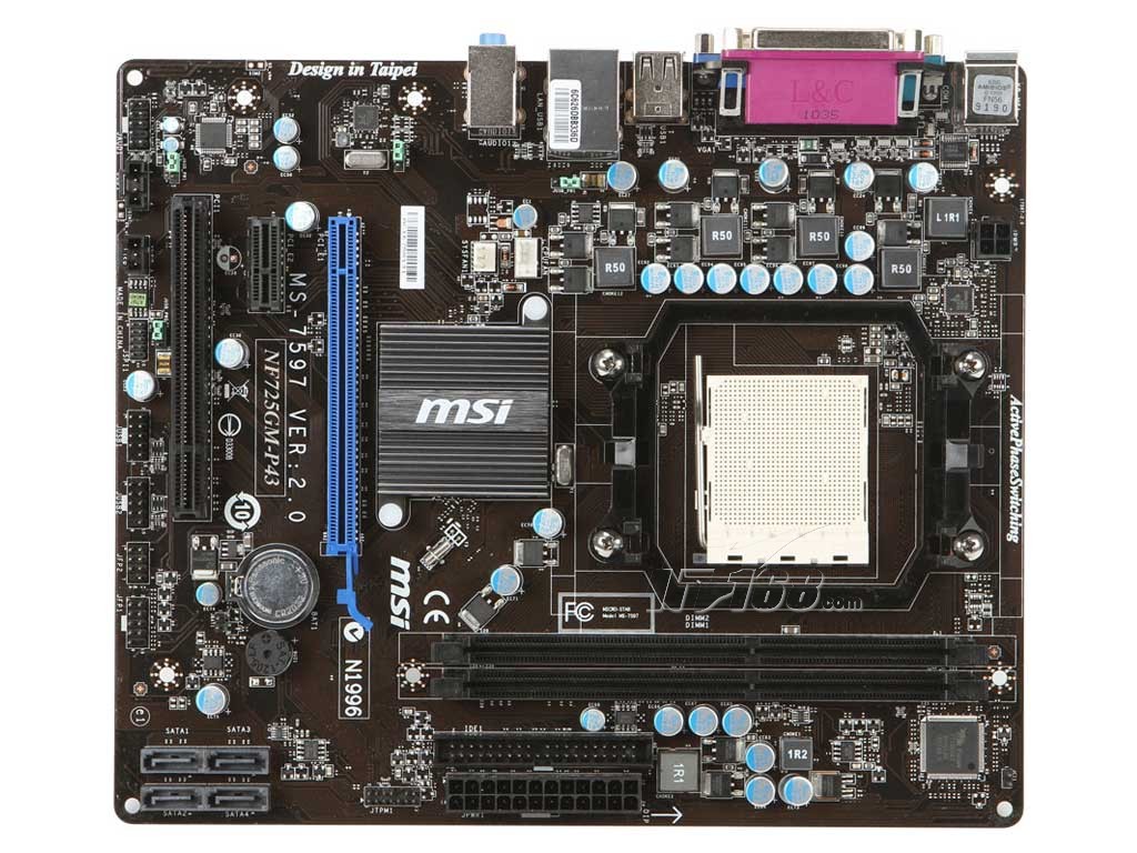 微星nf725gm-p43主板产品图片1