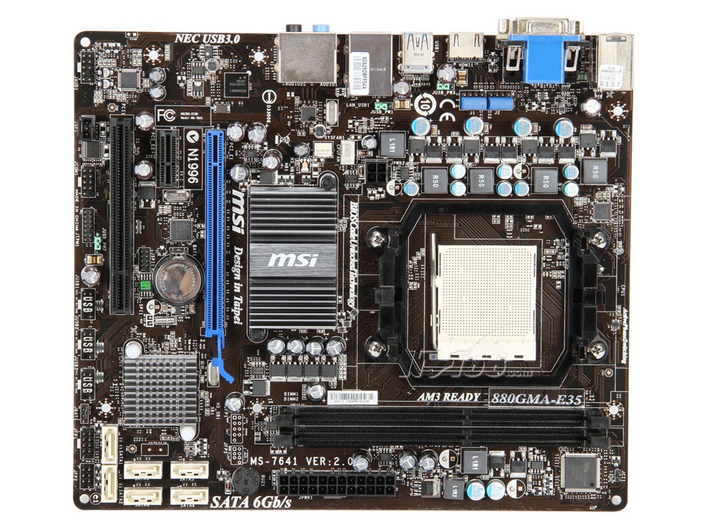 微星880gma-e35主板产品图片1