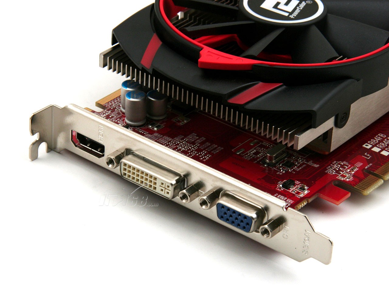 迪兰hd6770 vortex 1g接口图片素材-it168显卡图片大全