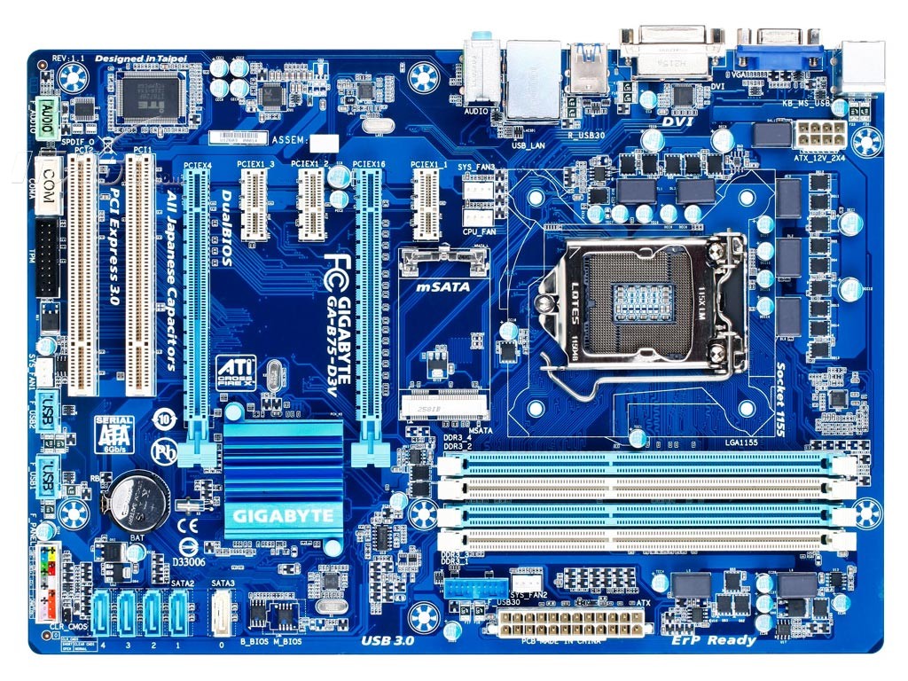技嘉ga-b75-d3v(rev.1.1)主板产品图片3