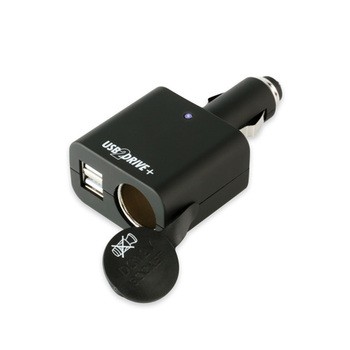 安斯曼(ansmann)德国车载充电器 双usb口 适合智能手机充电 附车载