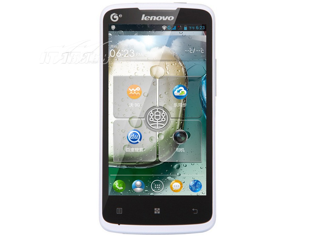 联想a820t 3g手机(白色)td-scdma/gsm双卡双待单通移动定制机手机产品