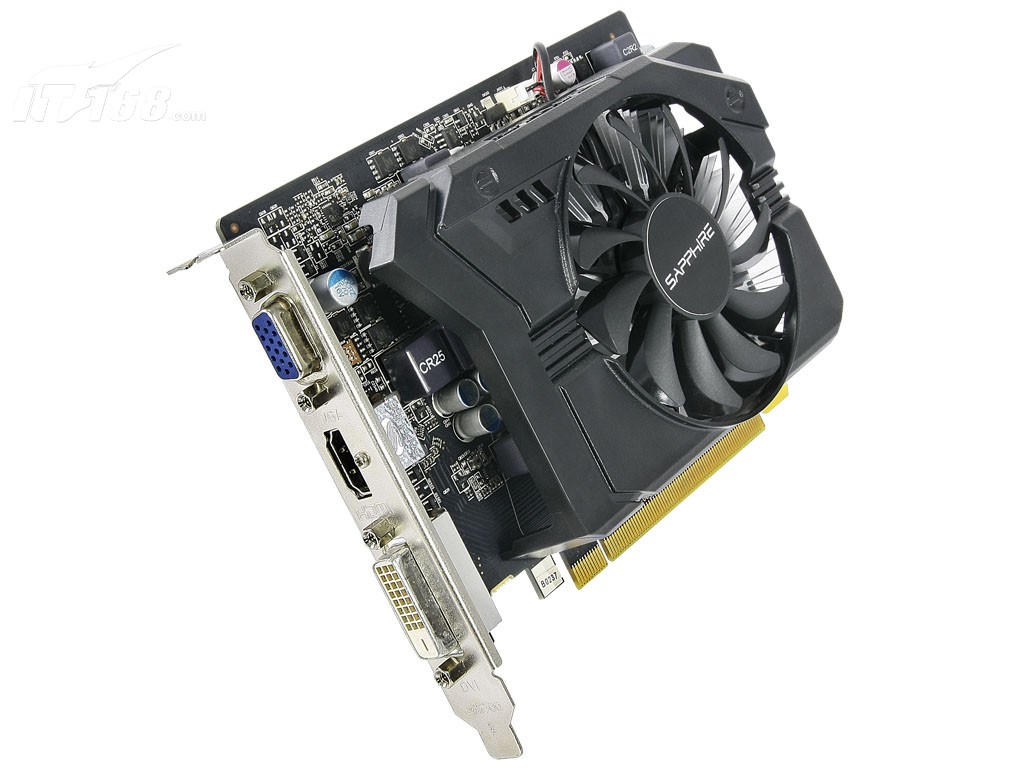蓝宝石r7 250 1g gddr5 白金版显卡产品图片1
