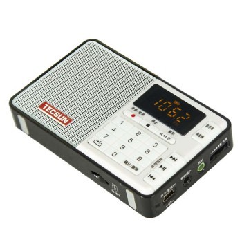 德生q3 袖珍式广播录音机数码音频播放器 .