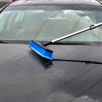 软毛长柄拖把 汽车刷子洗车刷车刷子毛刷洗车工具产品图片4