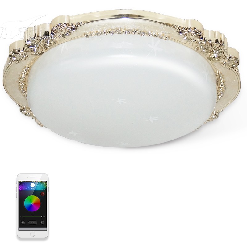 飞亚讯(feiyaxun)fl-05003 app智能变色led吸顶灯 卧室浪漫情调灯具