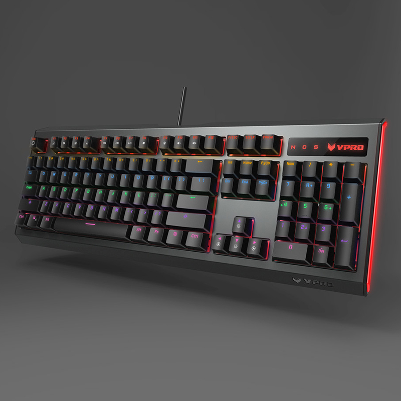 雷柏v500l混彩背光游戏机械键盘键盘产品图片12