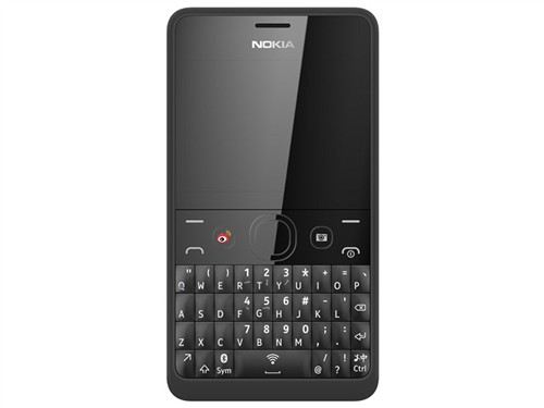 诺基亚 asha 210 gsm手机(黑色)双卡双待单通图片_泡泡网触屏版