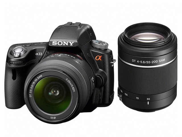 索尼a33套机(18-55mm,55-200mm)数码相机产品图片10(35/409)