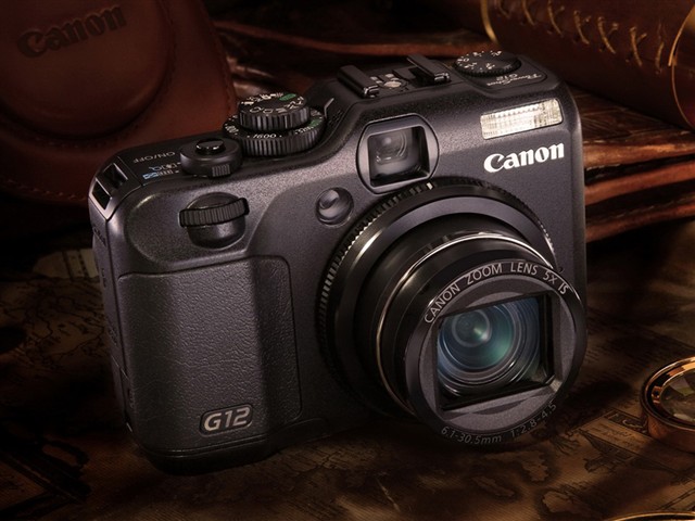 佳能g12 数码相机 黑色(10.