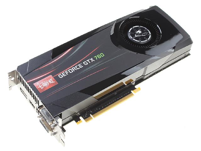 七彩虹gtx760 ch-2gd5整体外观图图片2(2/28)