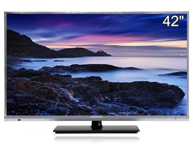 康佳led42e330ce 42英寸窄边框全高清led(银色)液晶电视产品图片2(2/2