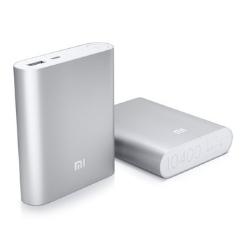 小米移动电源 原厂正品10400mah毫安铝合金外壳 银色手机电池产品图片