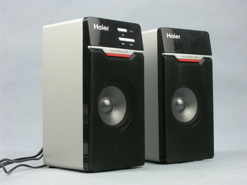 海尔原装音箱hs-2095(2.0全木质音箱,外观时尚)