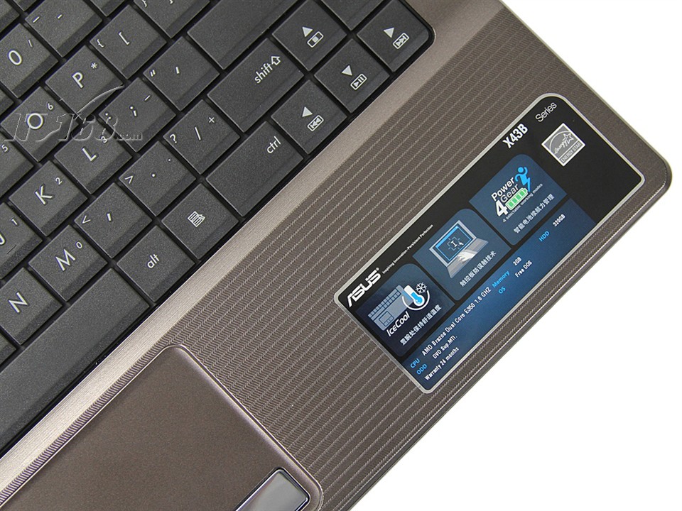 华硕x43ec60br-sl(2gb/500gb)图片_it168触屏版>