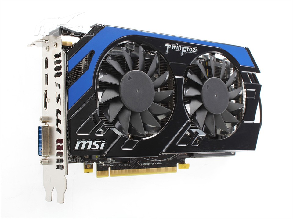 微星r7850 hawk 1g 980/4800mhz 1g/256bit ddr5 pci-e显卡图片_it168