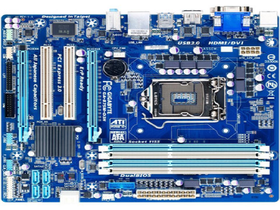 技嘉(gigabyte)ga-b75m-d3h(intel b75/lga 1155)主板图片_it168触屏